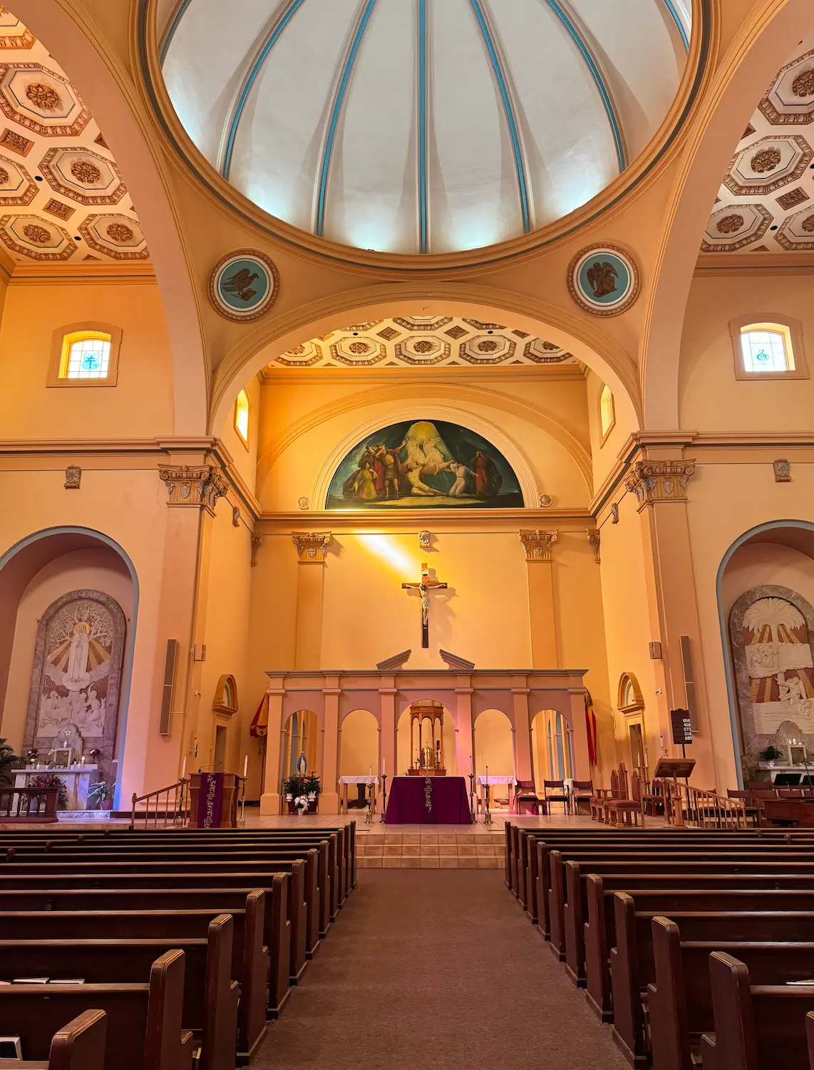 Interior sanctuary of the Basilica of St. Paul in Daytona Beach, Florida